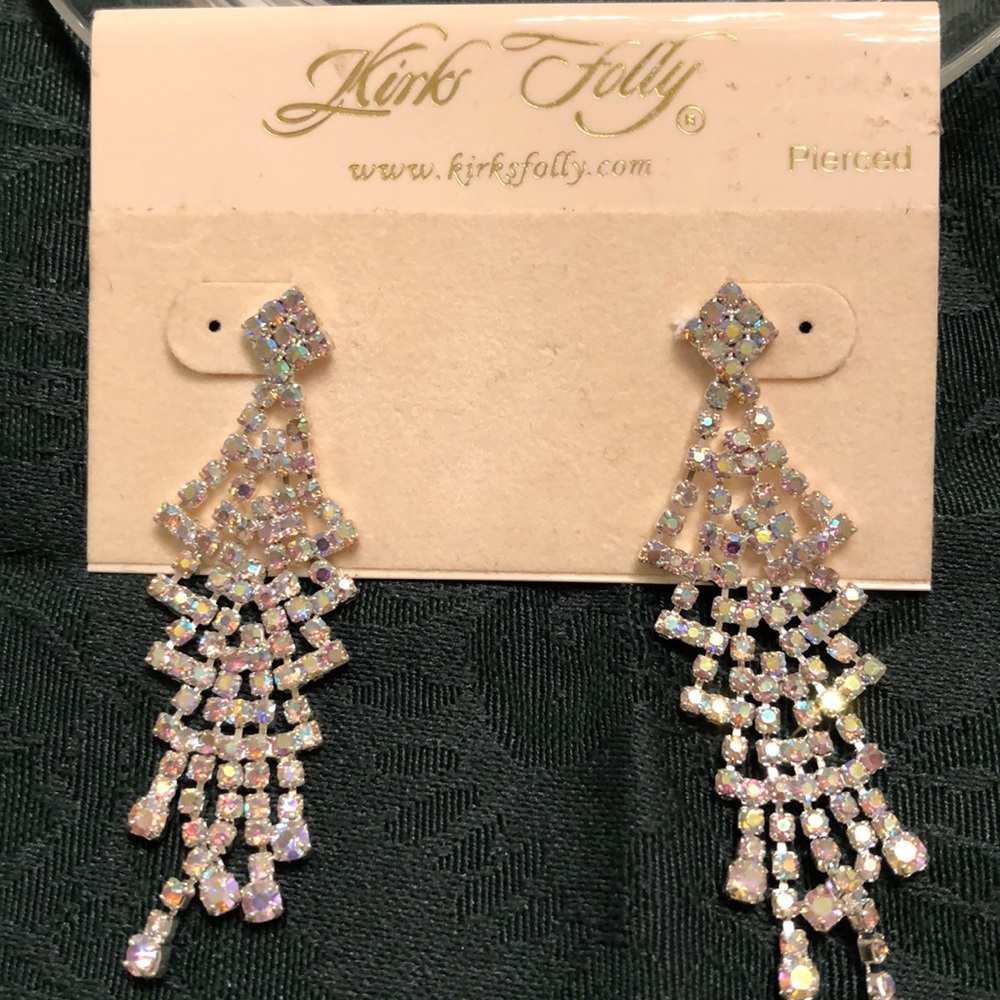 💐Kirk’s Folly Crystal Pierced Earrings 💐